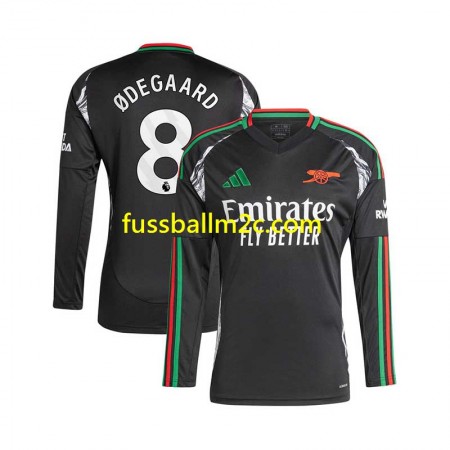 Fußballtrikots Arsenal Martin Odegaard 8 Auswärts Trikotsatz 2024-2025 Langarm